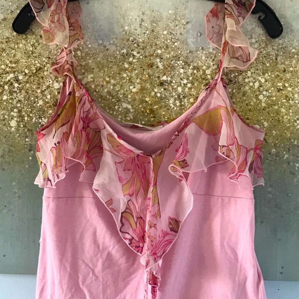 🇺🇸 Guess Floral 🌸 Top (Silk Details)